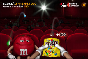 Capture d’écran du jeu M&M’s